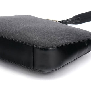 Prada Anthracite Nylon Hobo Shoulder Bag