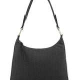 Prada Anthracite Nylon Hobo Shoulder Bag