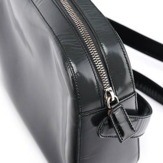 Prada Anthracite Spazzolato Swivel Shoulder Bag