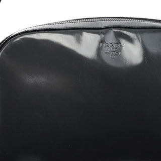 Prada Anthracite Spazzolato Swivel Shoulder Bag