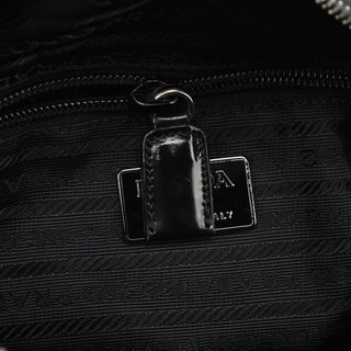 Prada Anthracite Spazzolato Swivel Shoulder Bag