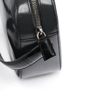 Prada Anthracite Spazzolato Swivel Shoulder Bag