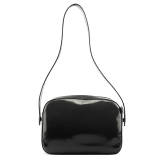 Prada Anthracite Spazzolato Swivel Shoulder Bag