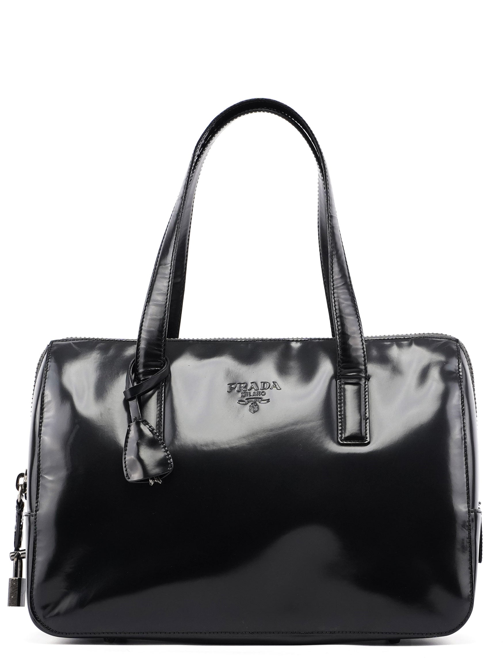 Prada Anthracite Spazzolato Tote Bag