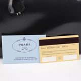 Prada Sac cabas Spazzolato en cuir verni anthracite