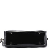 Prada Sac cabas Spazzolato en cuir verni anthracite
