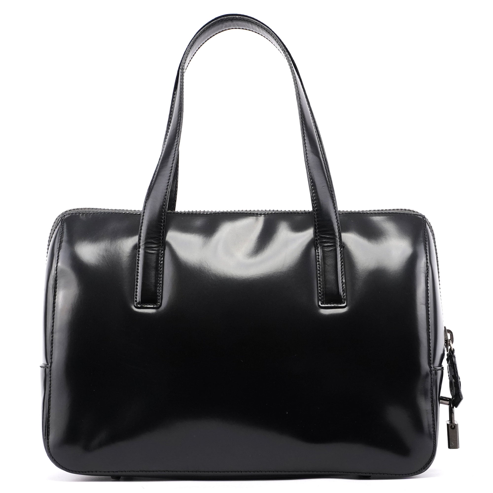 Prada Anthracite Spazzolato Tote Bag