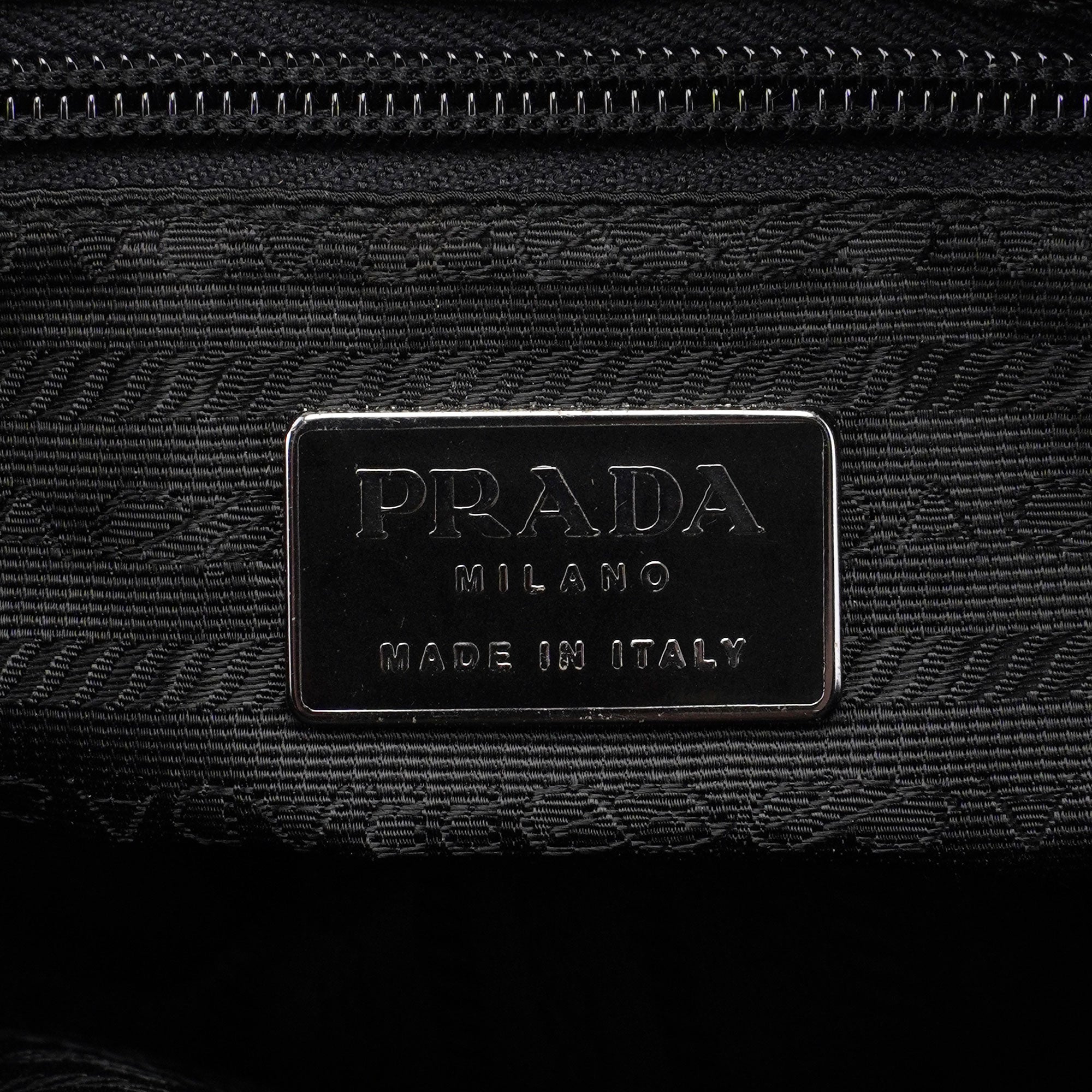 Prada Anthracite Spazzolato Tote Bag