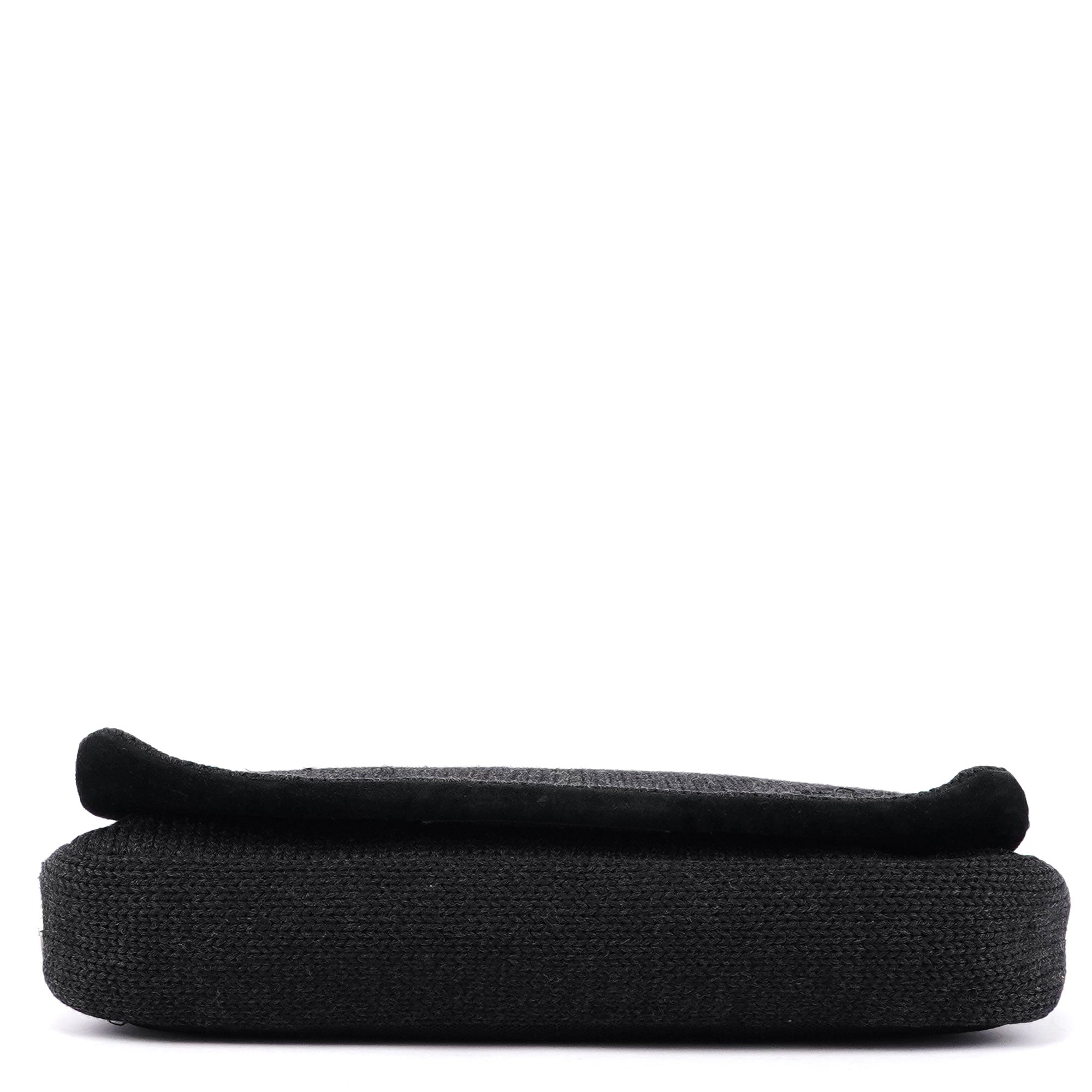 Prada Sac hobo en laine anthracite