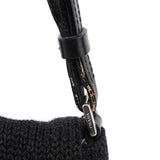Prada Sac hobo en laine anthracite