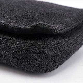 Prada Anthracite Wool Hobo Shoulder Bag