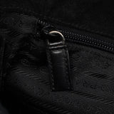 Prada Sac hobo en laine anthracite
