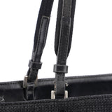 Prada Tote Bag aus anthrazitfarbener Wolle