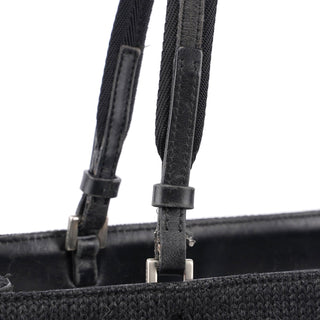 Prada Anthracite Wool Tote Bag