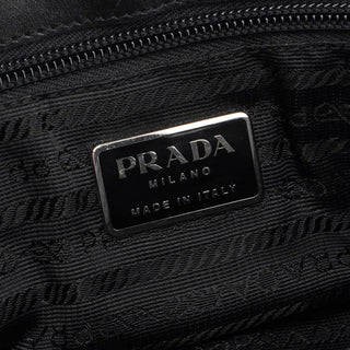 Prada Anthracite Wool Tote Bag