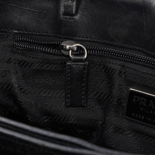 Prada Anthracite Wool Tote Bag