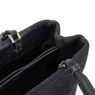 Prada Anthracite Wool Tote Bag