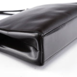 Prada B11025 Sac porté épaule Vitello Chic en cuir de veau marron