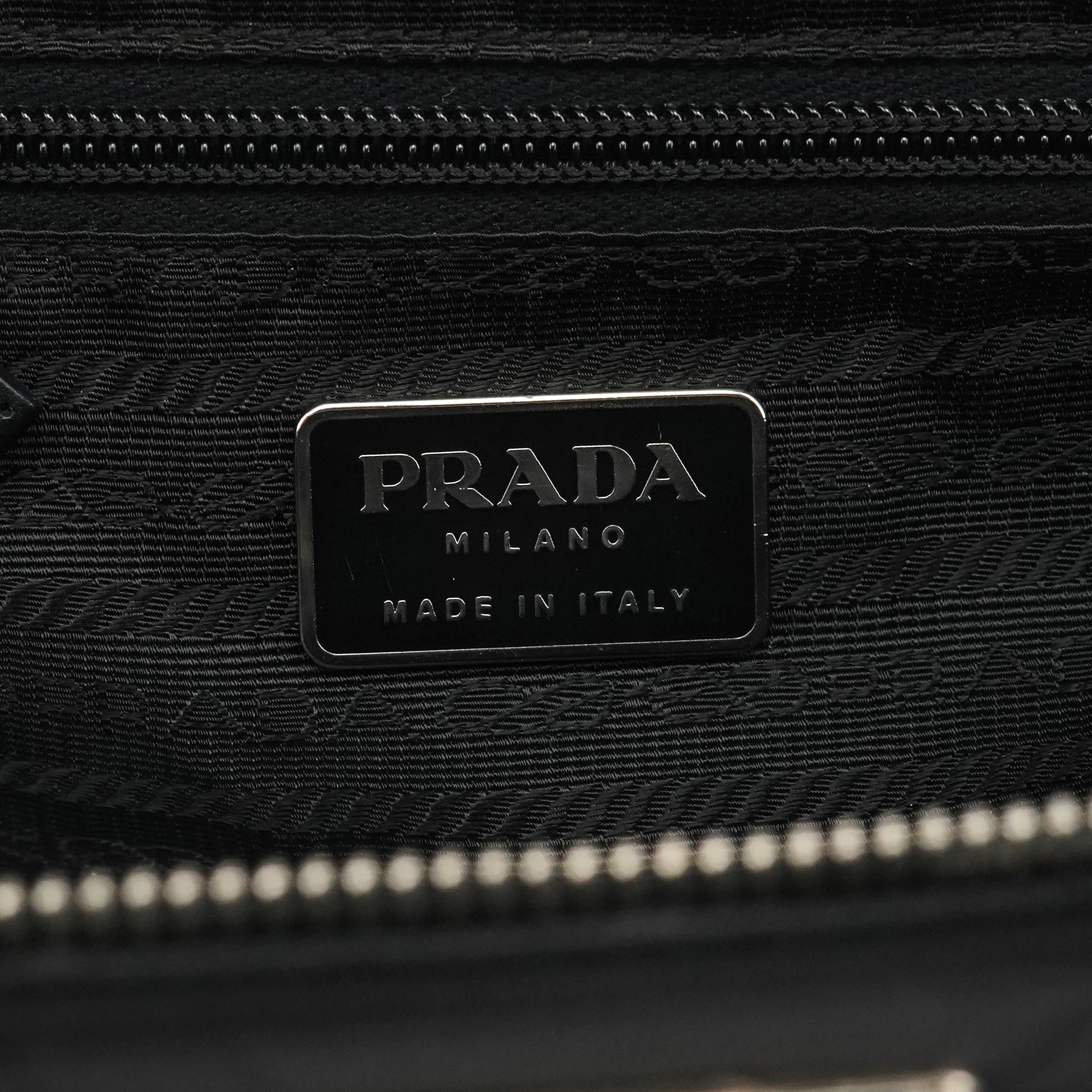 Prada B11091 Black Tessuto Chic Nylon Shoulder Bag