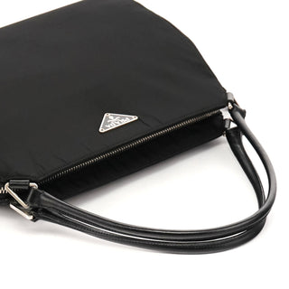 Prada B11091 Black Tessuto Chic Nylon Shoulder Bag