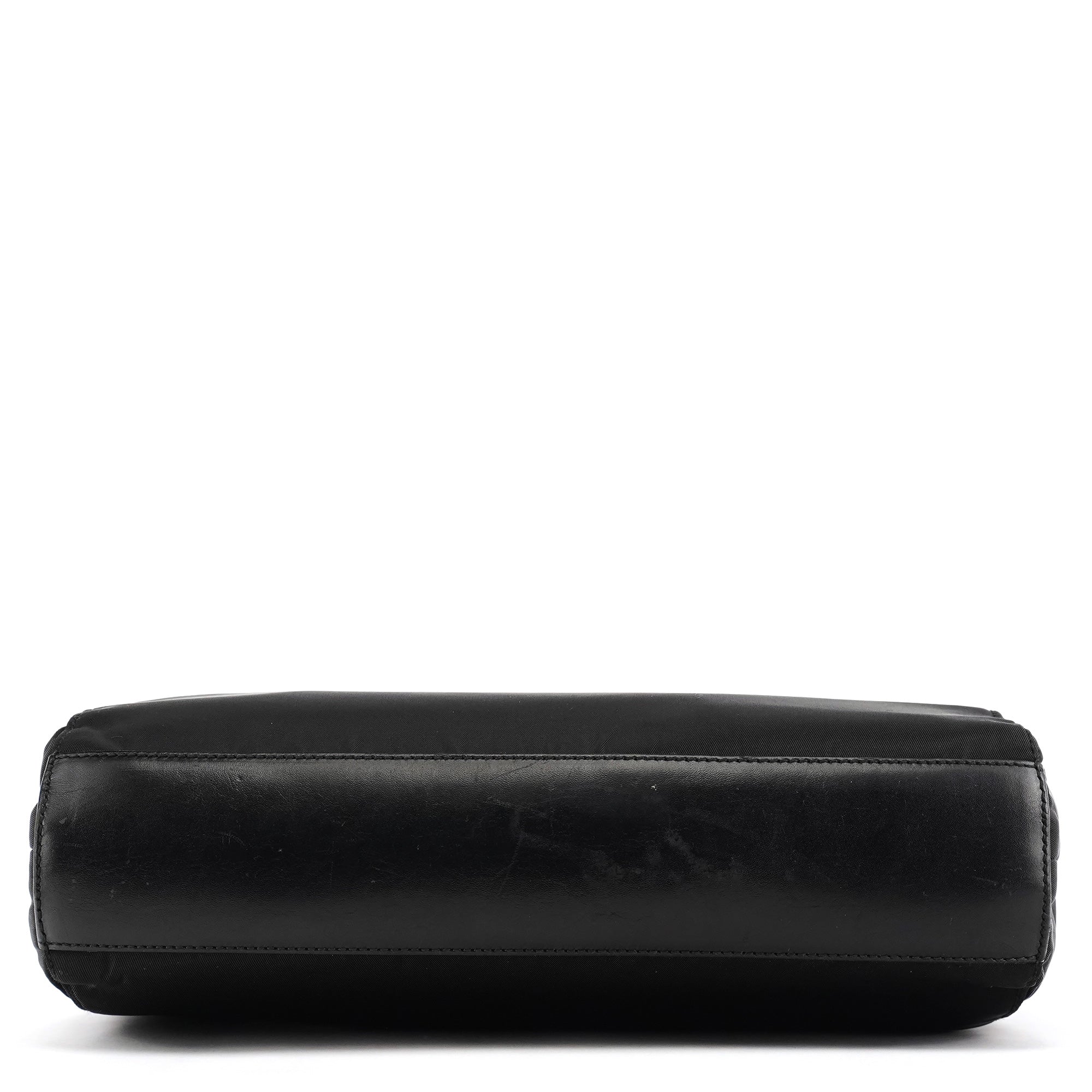 Prada B11091 Black Tessuto Chic Nylon Shoulder Bag
