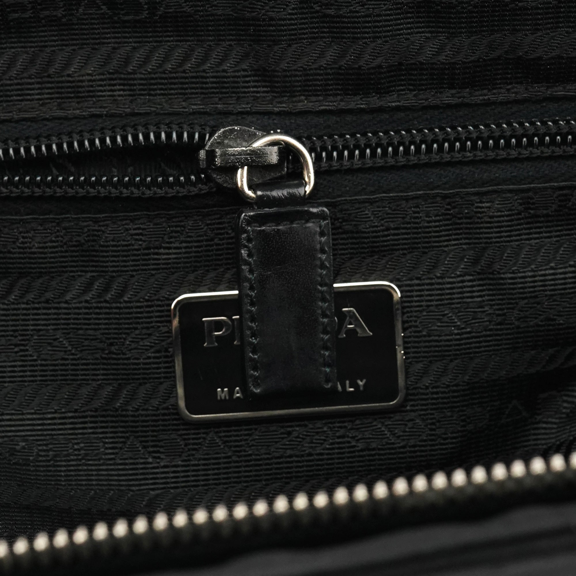 Prada B11091 Black Tessuto Chic Nylon Shoulder Bag