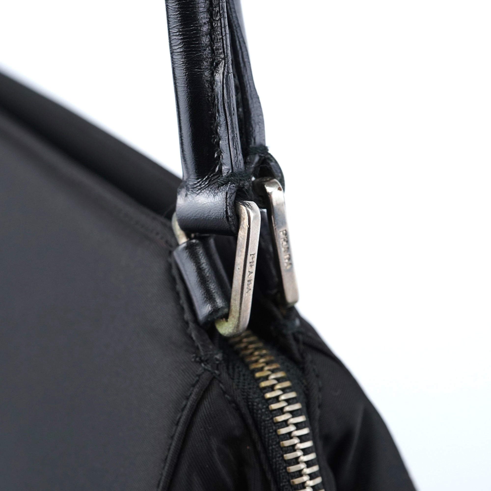 Prada B11093 Black Tessuto Chic Shoulder Bag