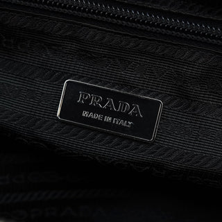 Prada B11093 Black Tessuto Chic Shoulder Bag