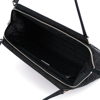 Prada B11093 Black Tessuto Chic Shoulder Bag