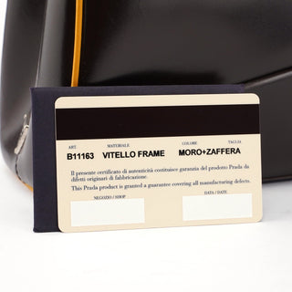 Prada B11163 Brown Calfskin Bag