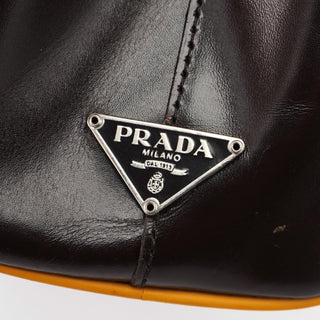 Prada B11163 Brown Calfskin Bag