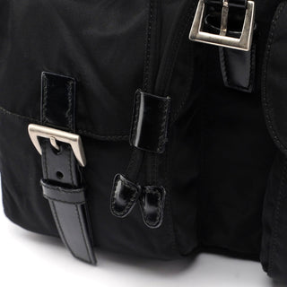 Prada B2811 Black Backpack