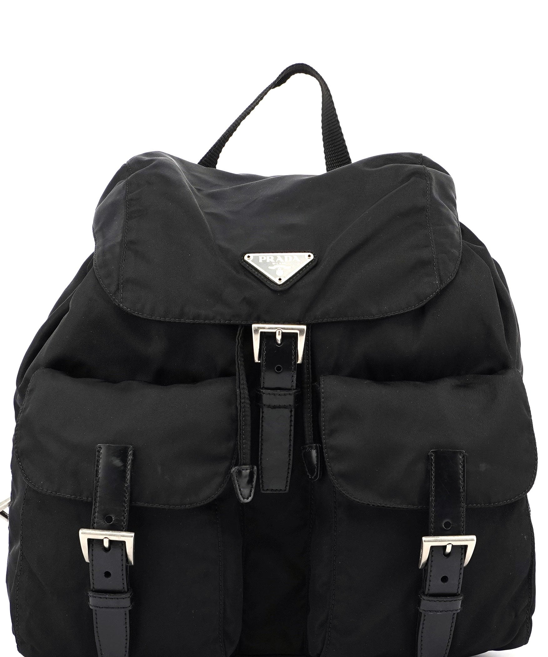 Prada B2811 Black Backpack