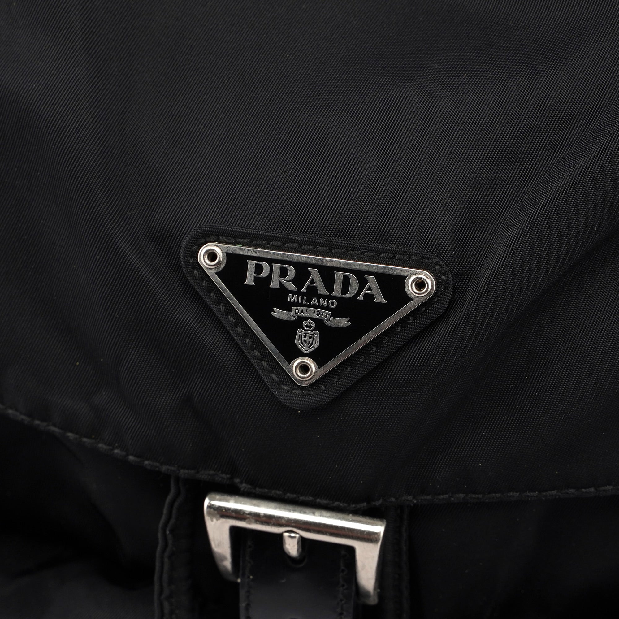 Prada B2811 Black Backpack