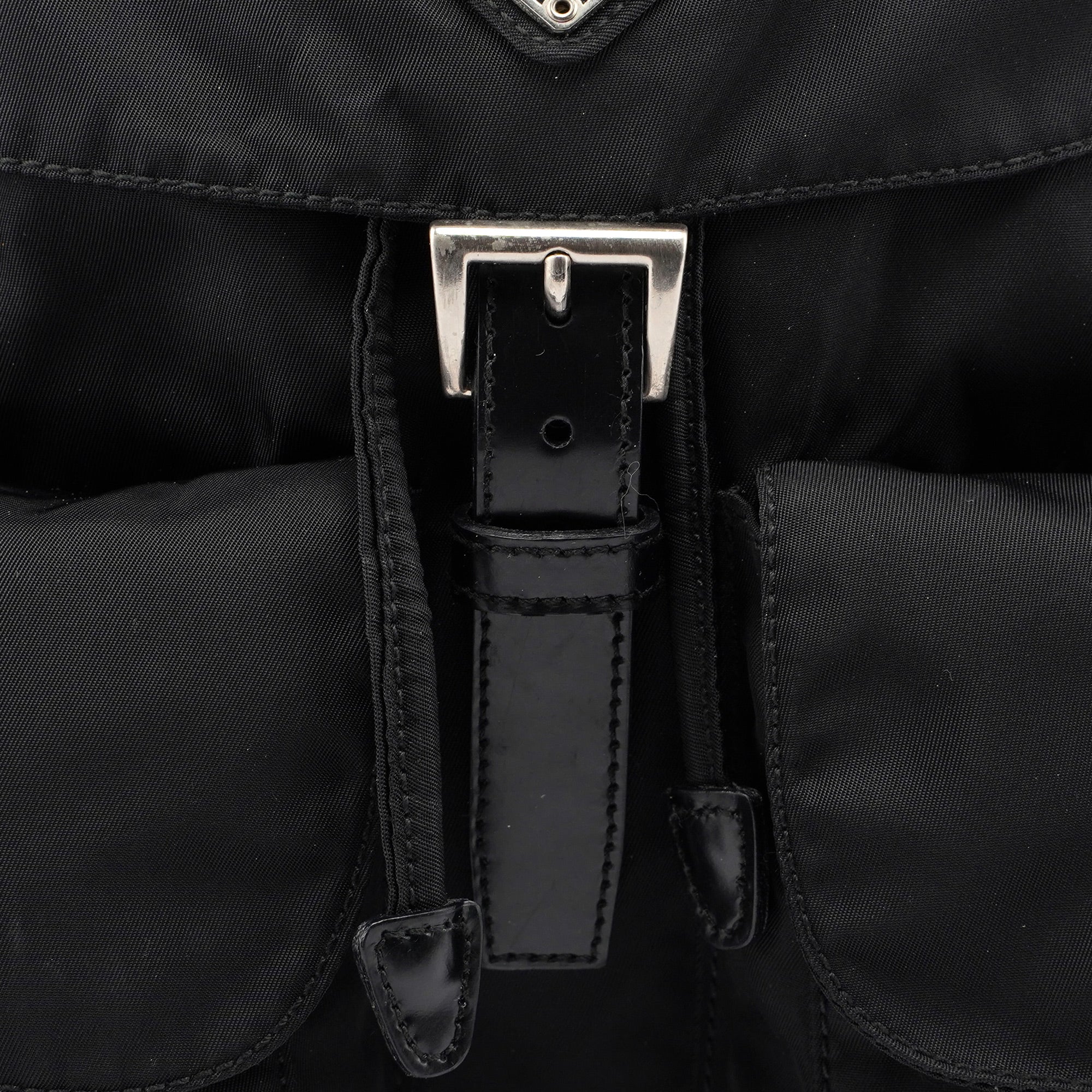 Prada B2811 Black Backpack