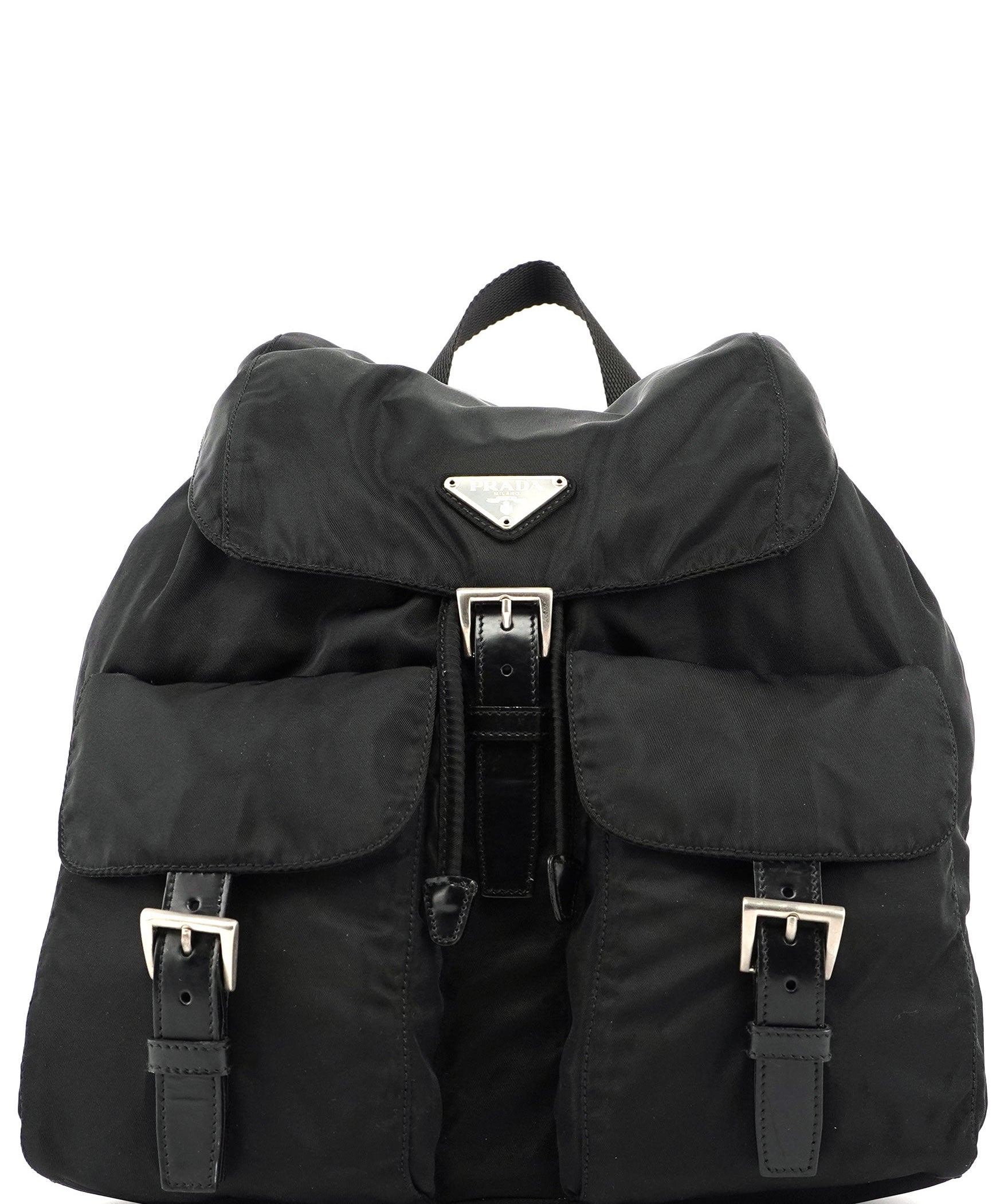 Prada B2811 Black Backpack