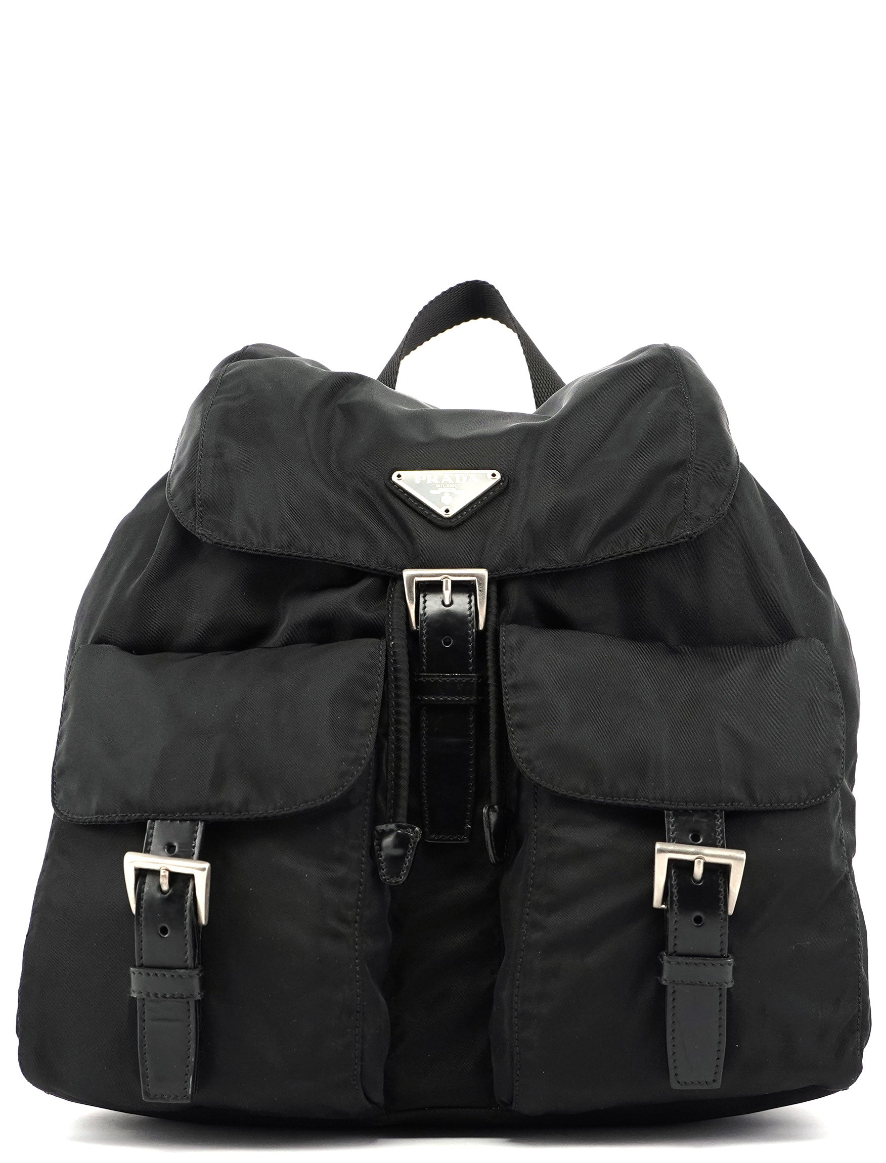 Prada B2811 Black Backpack