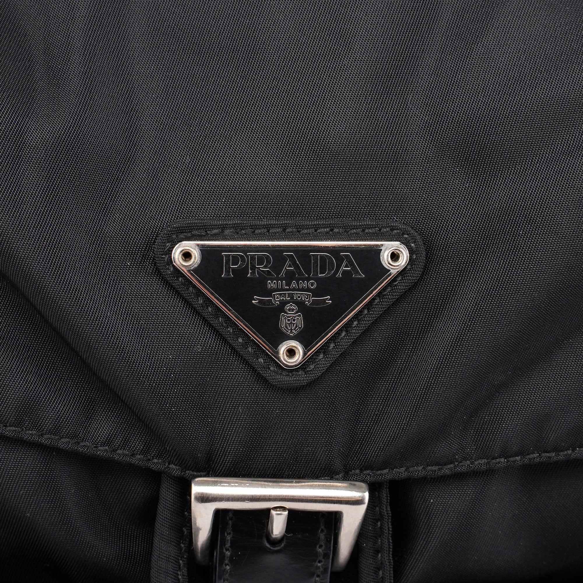 Prada B2811 Black Backpack
