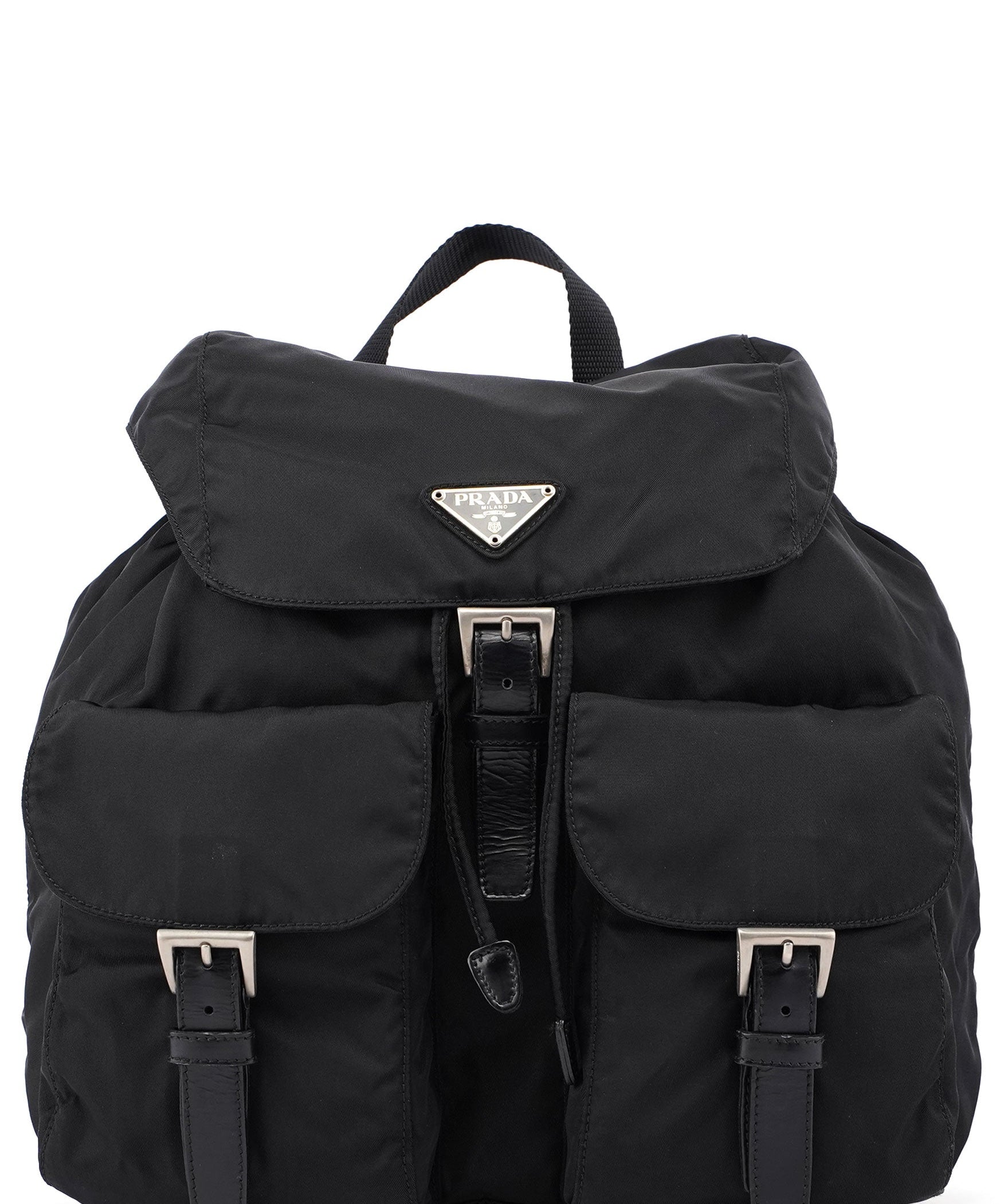 Prada B2811 Black Backpack