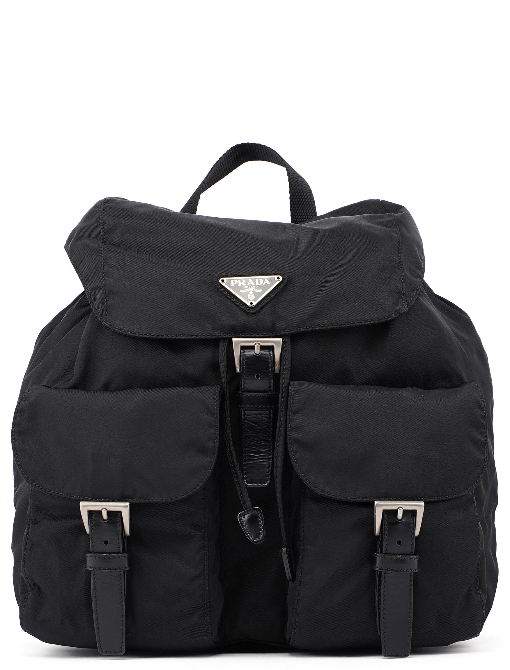 Prada B2811 Black Backpack