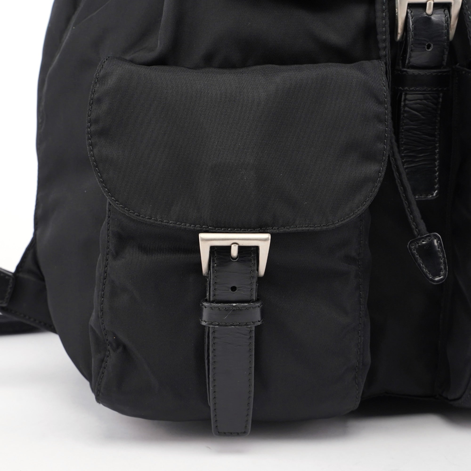Prada B2811 Black Backpack