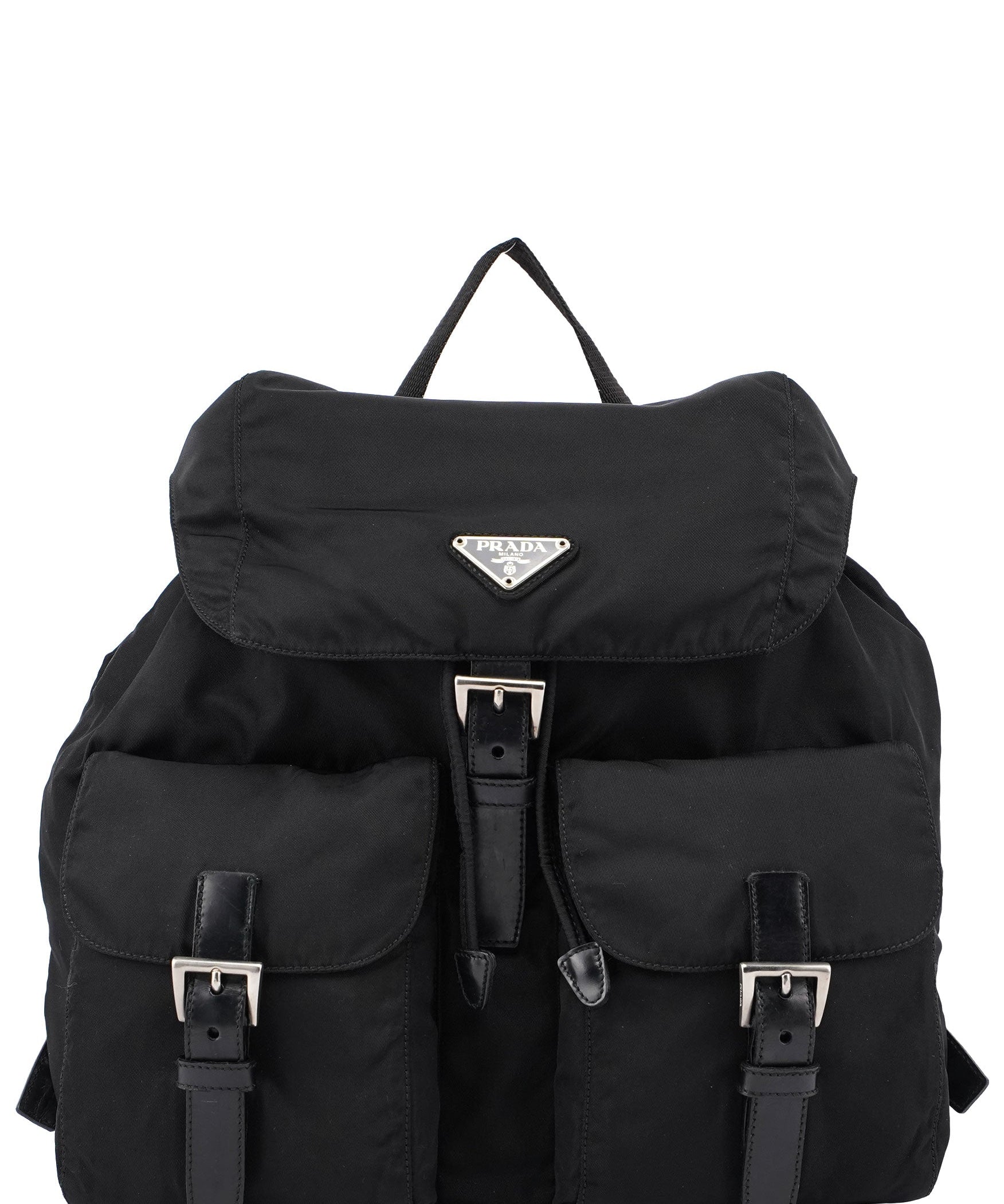 Prada B2811 Black Backpack
