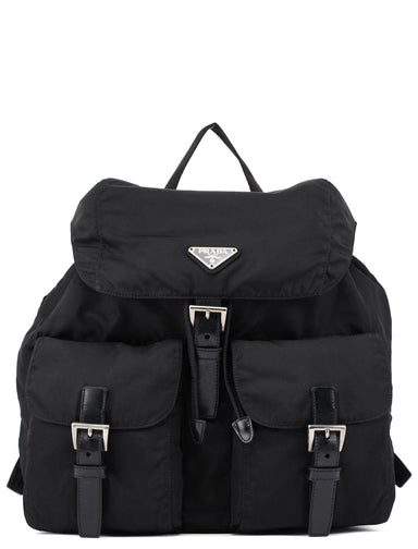 Prada B2811 Black Backpack