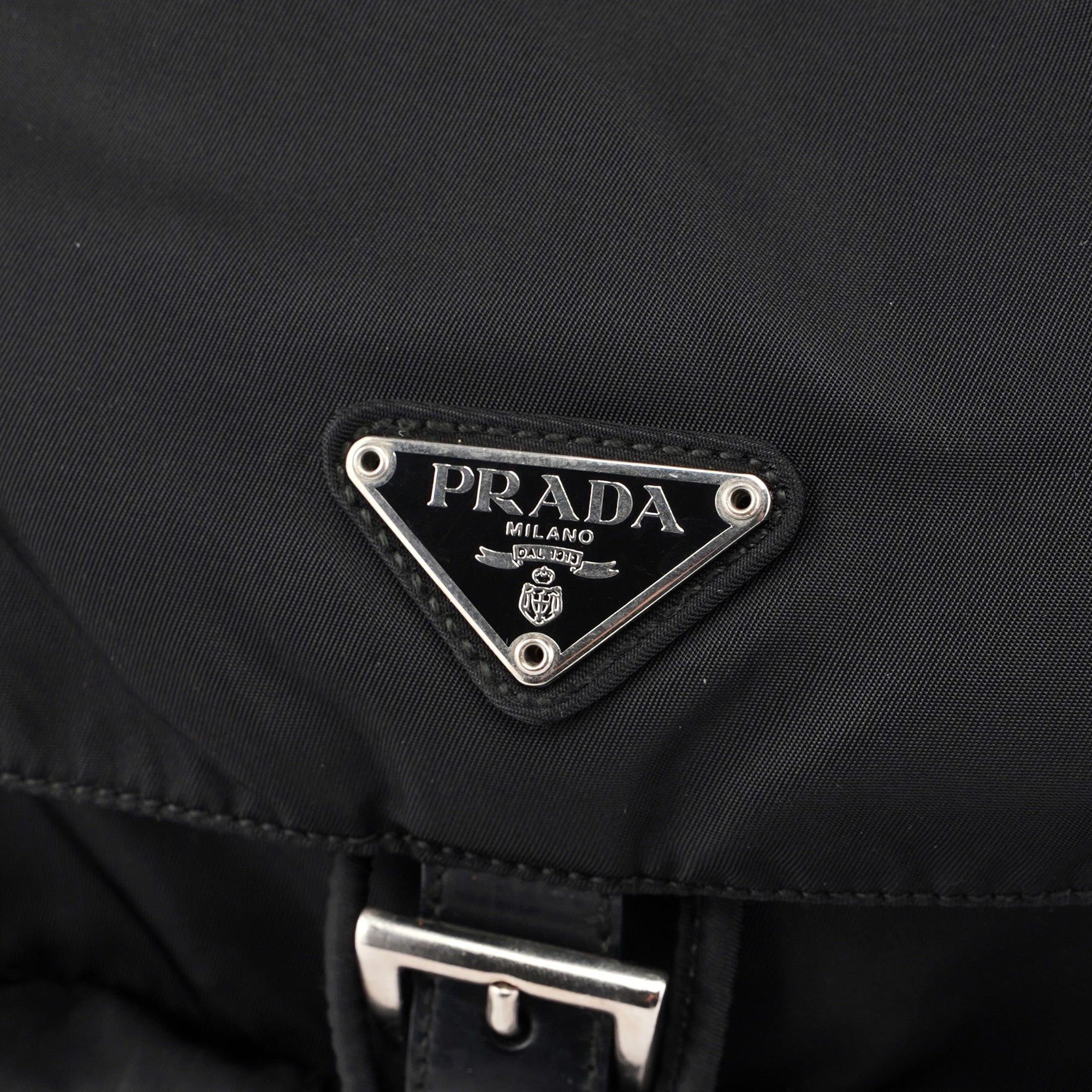 Prada B2811 Black Backpack