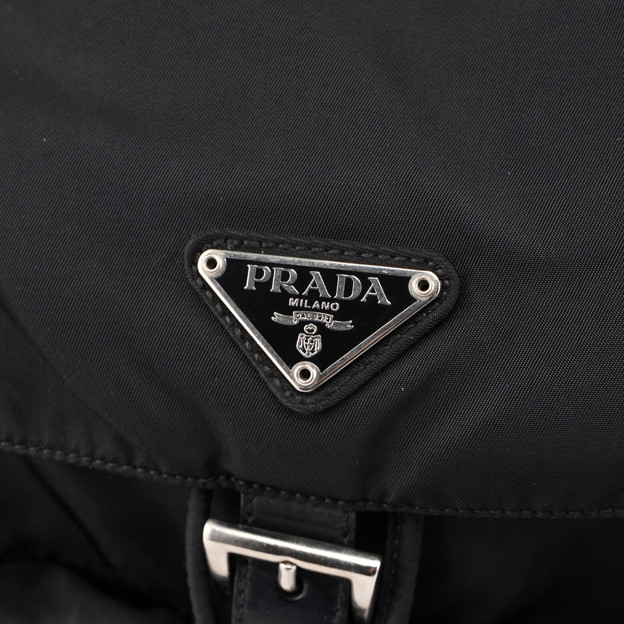 Prada B2811 Black Backpack