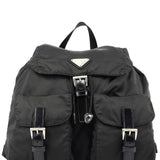 Prada B2811 Black Nylon Backpack