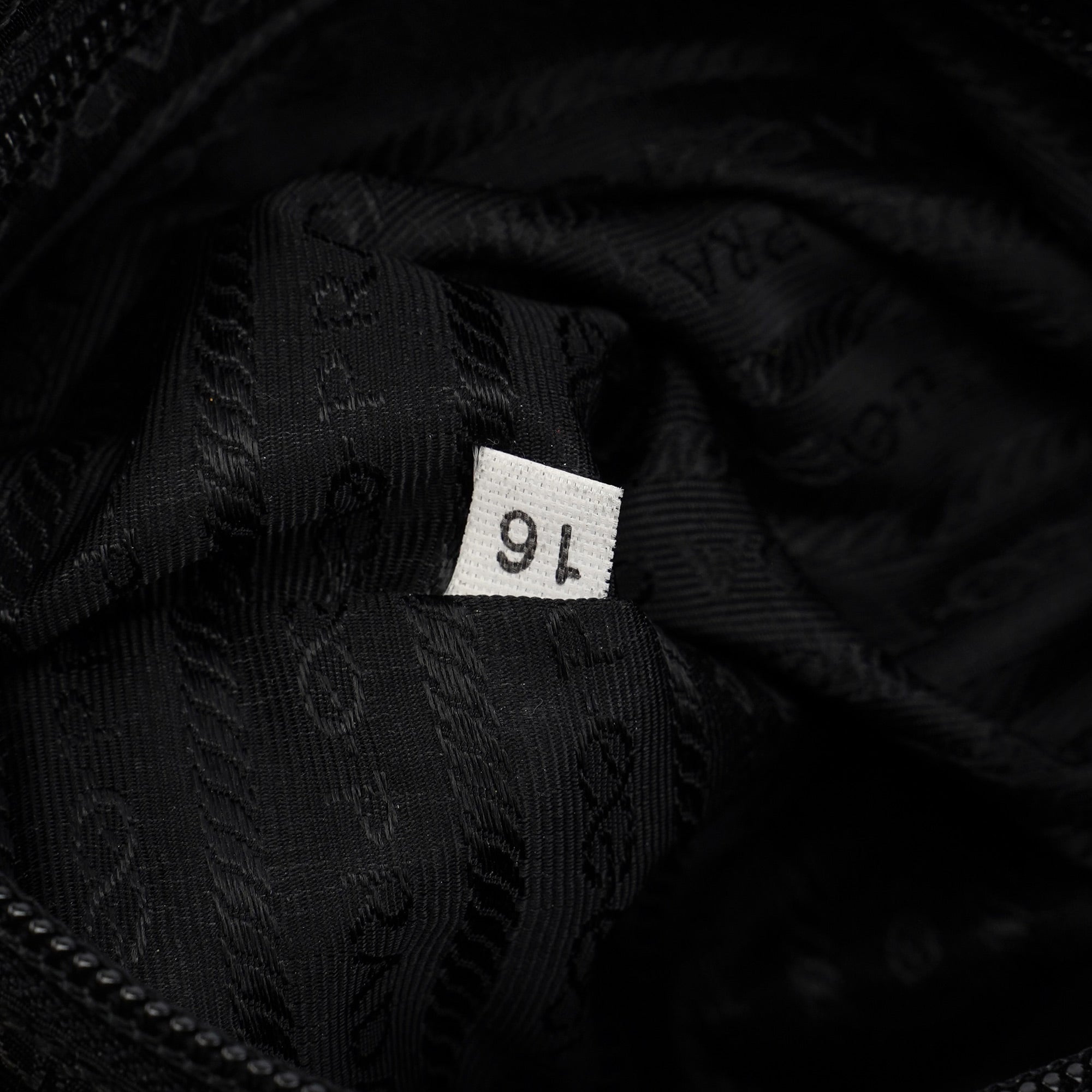 Prada B2811 Black Nylon Backpack