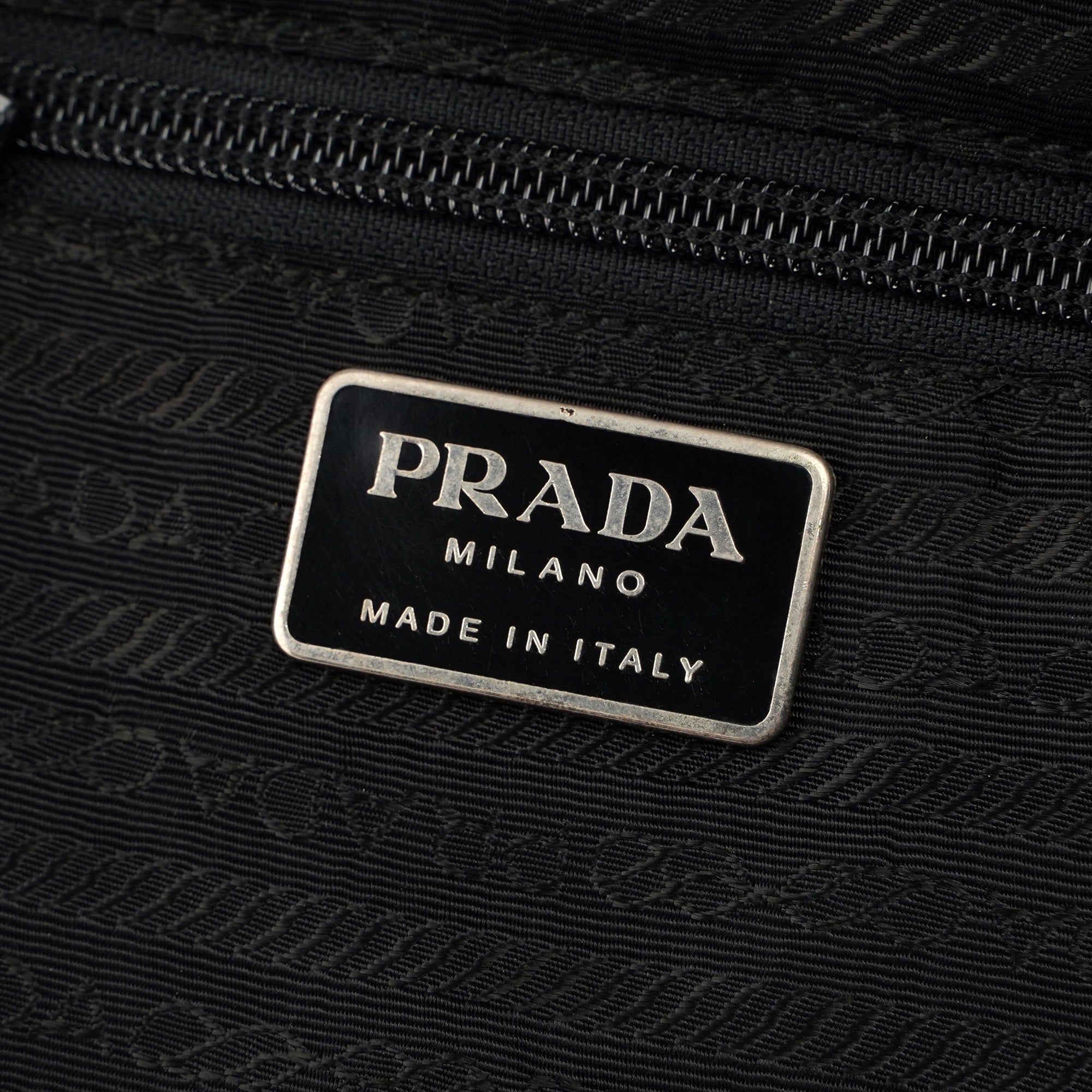 Prada B2811 Black Nylon Backpack