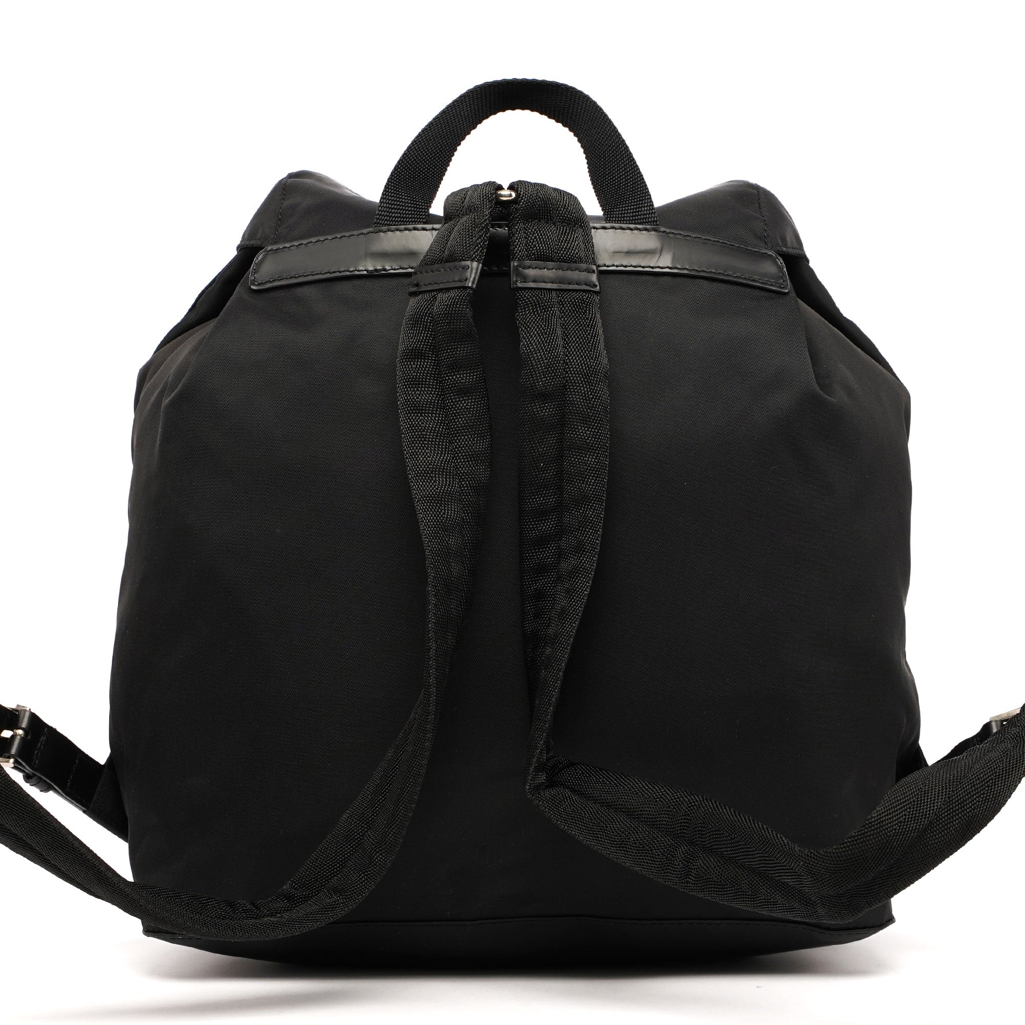 Prada B2811 Sac à dos en nylon Tessuto noir