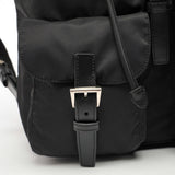 Prada B2811 Sac à dos en nylon Tessuto noir